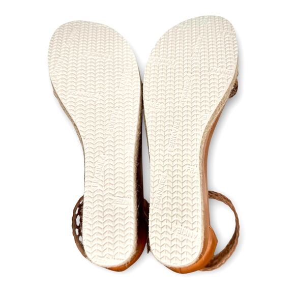 Frankie4 Australia FiFi Tan Espadrille Wedge Sandal Sole Hero™ Footbed Sz 7 $200 - Picture 14 of 15